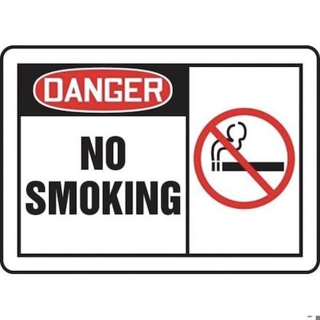 Accuform OSHA DANGER Safety Sign NO SMOKING MSMK001XP MSMK001XP